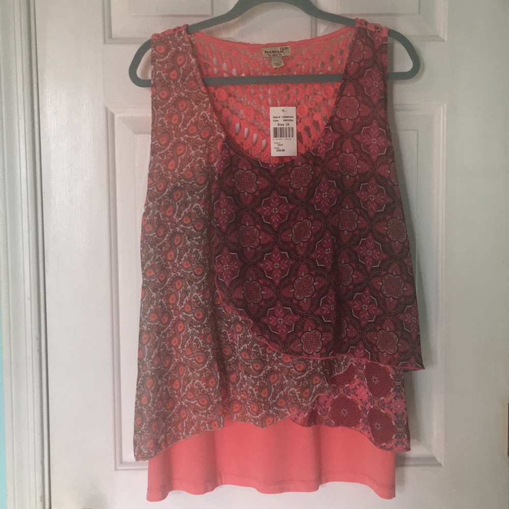Sleeveless Top 2X NWT